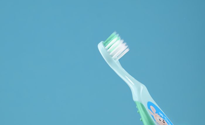 FlossBrush™ dječja četkica (0-3 godine) plava i tirkizna - Slika 3