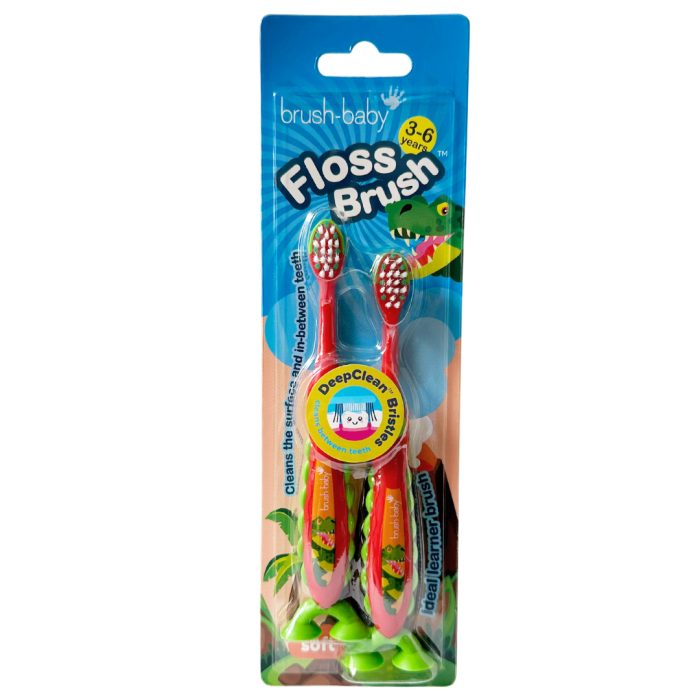 FlossBrush™ dječja četkica (3–6 godine) Dinosaur - Slika 2